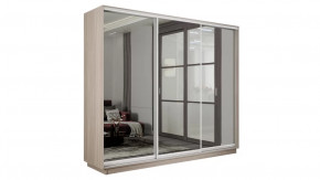 Шкаф-купе 3-х дверный «Румер-2» Ясень шимо светлый, Зеркало в Тюмени - mebel-tymen.ru | фото