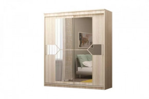 Шкаф-купе ФАВОРИТ (ш2000*г600*в2200мм), ЛДСП дуб сонома, зеркало в Тюмени - mebel-tymen.ru | фото