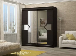 Шкаф-купе ФАВОРИТ (ш2000*г600*в2200мм), ЛДСП венге, зеркало в Тюмени - mebel-tymen.ru | фото