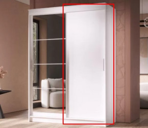 Шкаф-купе ГРАНД 1  1,6 Фасад ЛДСП Белый в Тюмени - mebel-tymen.ru | фото