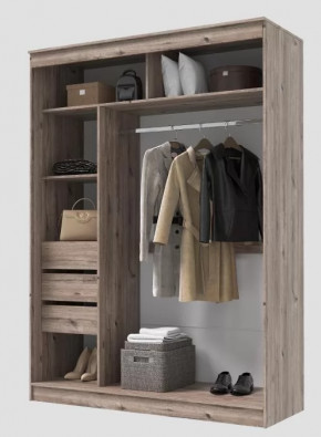 Шкаф-купе ГРАНД 1  1,6 Корпус ЛДСП Дуб горный в Тюмени - mebel-tymen.ru | фото