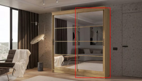 Шкаф-купе ГРАНД 1  2,0 Фасад Зеркало ЛДСП Дуб вотан/Зеркало в Тюмени - mebel-tymen.ru | фото