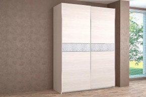 Шкаф-купе Иннэс-5 двухдверный 1600 мм Бодега белая/Экокожа в Тюмени - mebel-tymen.ru | фото