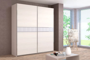 Шкаф-купе Иннэс-5 двухдверный 2000 мм Бодега белая в Тюмени - mebel-tymen.ru | фото