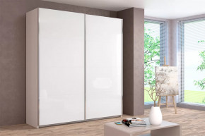 Шкаф-купе Иннэс-5 двухдверный 2000 мм Бодега белая/Белый глянец в Тюмени - mebel-tymen.ru | фото