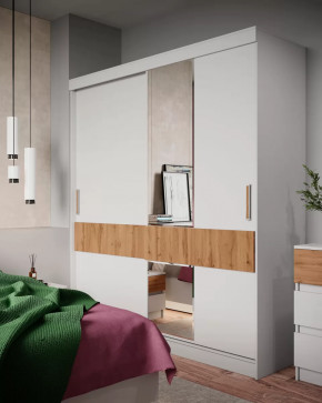 Шкаф-купе МС "Софи" 2.0 м. *каркас 2,0 м. Белый/Дуб Вотан в Тюмени - mebel-tymen.ru | фото