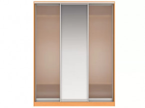 Шкаф-купе Наоми (Стекло матовое + Зеркало + Стекло матовое) в Тюмени - mebel-tymen.ru | фото