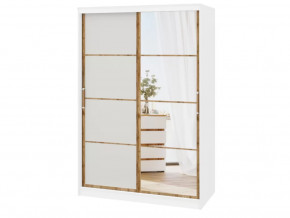 Шкаф-купе ПШ-2.9 1500 Флагман Белый жемчуг/Дуб вотан в Тюмени - mebel-tymen.ru | фото