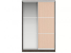Шкаф-купе Рене (Фасад тройной Зеркало + Фасад тройной ЛДСП) в Тюмени - mebel-tymen.ru | фото