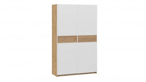 Шкаф-купе с 2 глухими дверями «Оскар Скания» Ручка белая, Дуб Крафт золотой, Белый снег, Дуб тортугга в Тюмени - mebel-tymen.ru | фото