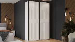 Шкаф-купе с 2 глухими дверями «Оскар Тиффани» Ручка черная, Белый снег, Белый софт в Тюмени - mebel-tymen.ru | фото