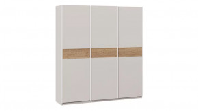 Шкаф-купе с 3 глухими дверями «Оскар Скания» Ручка белая, Кашемир, Дуб тортугга в Тюмени - mebel-tymen.ru | фото