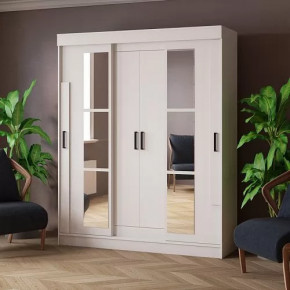 Шкаф-купе ТВИСТ (ш1700*г530*в2100мм), ЛДСП Белый в Тюмени - mebel-tymen.ru | фото