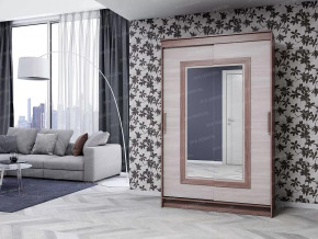 Шкаф-купе "ЭЛЕГАНТ 5" Ясень шимо темный/Ясень шимо светлый в Тюмени - mebel-tymen.ru | фото