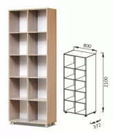 Шкаф МЦН ПМ-10 "Юниор-6" Дуб делано в Тюмени - mebel-tymen.ru | фото