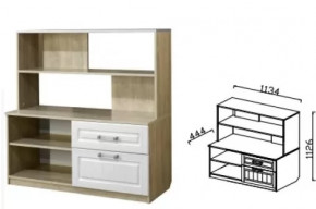 Шкаф МЦН ЮН-10 "Юниор-7" Дуб Баррик/Акация белая в Тюмени - mebel-tymen.ru | фото