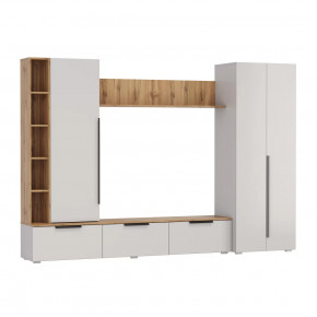 Шкаф многоцелевого назначения 63.02 Аккорд Кашемир / Дуб золотой в Тюмени - mebel-tymen.ru | фото