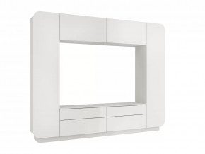 Шкаф многоцелевого назначения "Лаванда - 2" New Белый глянец / белый в Тюмени - mebel-tymen.ru | фото