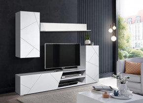 Шкаф многоцелевого назначения "Прага-6" New Белый / Софт белый в Тюмени - mebel-tymen.ru | фото