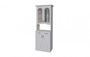 Шкаф многофункциональный В-6  "Венеция" Рамух/Сандал белый в Тюмени - mebel-tymen.ru | фото