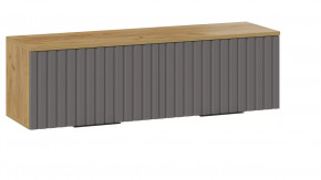 Шкаф настенный «Хилтон» (1100) Дуб Крафт золотой, Графит матовый в Тюмени - mebel-tymen.ru | фото