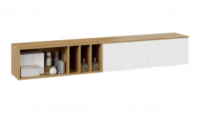 Шкаф настенный с полкой «Хилтон» (2040) Дуб Крафт золотой, Белый матовый в Тюмени - mebel-tymen.ru | фото