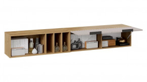 Шкаф настенный с полкой «Хилтон» (2040) Дуб Крафт золотой, Мокко матовый в Тюмени - mebel-tymen.ru | фото