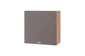 Шкаф настенный Скайлайн 600, дуб сонома светлый/графит в Тюмени - mebel-tymen.ru | фото
