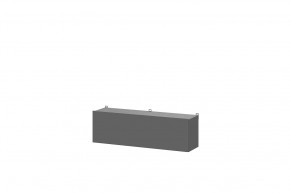 Шкаф навесной графит серый Денвер в Тюмени - mebel-tymen.ru | фото