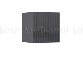 Шкаф навесной малый Оливия Графит Софт в Тюмени - mebel-tymen.ru | фото