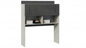 Шкаф навесной (настольный) «Оксфорд-2» Матера, Дуб крафт белый с рисунком в Тюмени - mebel-tymen.ru | фото