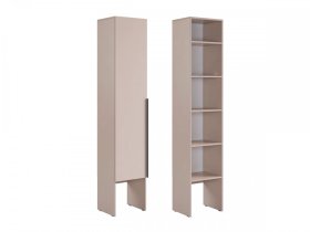 Шкаф однодверный L400 Баско кашемир в Тюмени - mebel-tymen.ru | фото