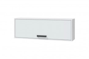 Шкаф Оливер настенный, 1050 мм, ясень анкор светлый, белый в Тюмени - mebel-tymen.ru | фото