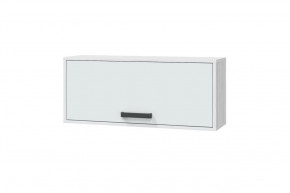 Шкаф Оливер настенный, 852 мм, ясень анкор светлый, белый в Тюмени - mebel-tymen.ru | фото