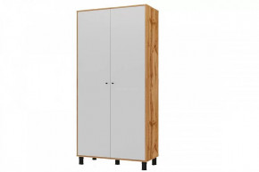 Шкаф распашной Hygge ШР-2, дуб вотан/белый в Тюмени - mebel-tymen.ru | фото