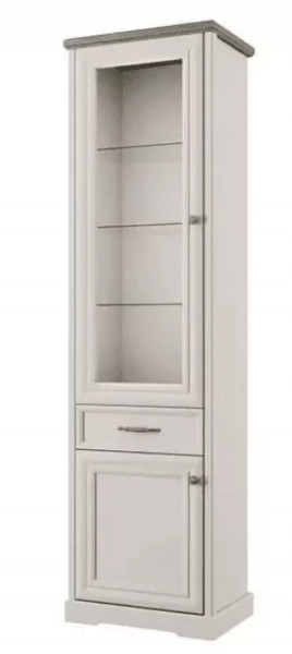 Шкаф с витриной 1V1D1S, TOSCANA в Тюмени - mebel-tymen.ru | фото