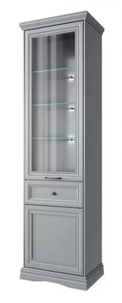 Шкаф с витриной 1V1D1S, VALENCIA в Тюмени - mebel-tymen.ru | фото