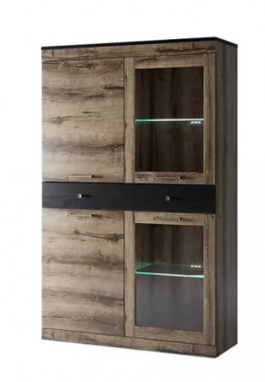 Шкаф с витриной 2V2D1S, JAGGER в Тюмени - mebel-tymen.ru | фото