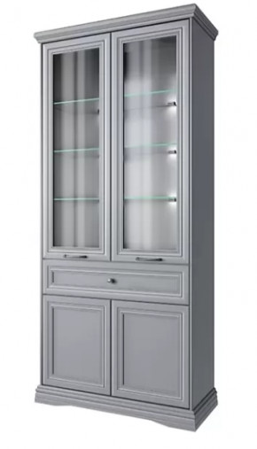 Шкаф с витриной 2V2D1S Н, VALENCIA в Тюмени - mebel-tymen.ru | фото