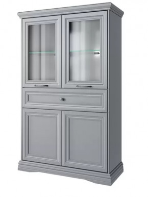 Шкаф с витриной 2V2D1S, VALENCIA в Тюмени - mebel-tymen.ru | фото