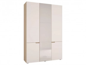 Шкаф трехстворчатый Анталия Сонома -Белый софт в Тюмени - mebel-tymen.ru | фото