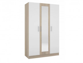 Шкаф трехстворчатый Леси Сонома-Белый в Тюмени - mebel-tymen.ru | фото