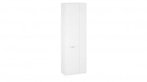 Шкаф угловой (366) с 1 дверью со стеклом «Глосс» Белый Жемчуг, Белый глянец, Стекло в Тюмени - mebel-tymen.ru | фото