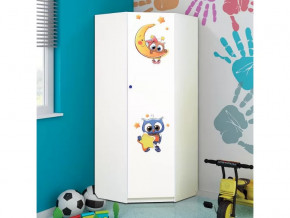 Шкаф угловой с фотопечатью Совята 2.1 в Тюмени - mebel-tymen.ru | фото