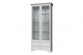 Шкаф витрина-2 стекла "Грация" в Тюмени - mebel-tymen.ru | фото