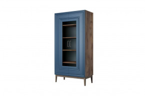 Шкаф витрина ШР-2 Гориция Таксус / Лак Сапфировый в Тюмени - mebel-tymen.ru | фото