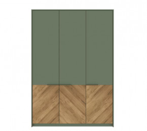 SIENA шкаф SZF3D (Дымчатый зеленый/Дуб вотан) в Тюмени - mebel-tymen.ru | фото