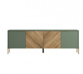 SIENA тумба RTV4D (Дымчатый зеленый/Дуб вотан) в Тюмени - mebel-tymen.ru | фото