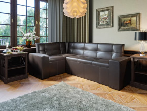 Скамья угловая со спальным местом КВАДРО Тип 4 Коричневый в Тюмени - mebel-tymen.ru | фото