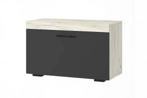 СОНАТА ОС-800 Обувница (ш800*г368*в500мм), ЛДСП крафт белый/ЛДСП антрацит в Тюмени - mebel-tymen.ru | фото